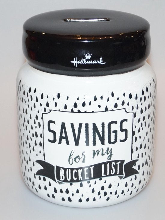 Spaarpot 'Savings for my bucketlist